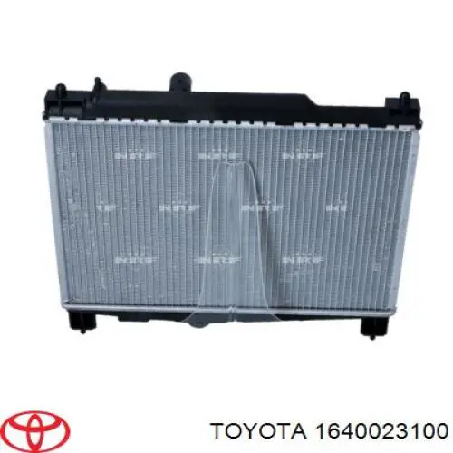 1640023100 Toyota радіатор охолодження двигуна