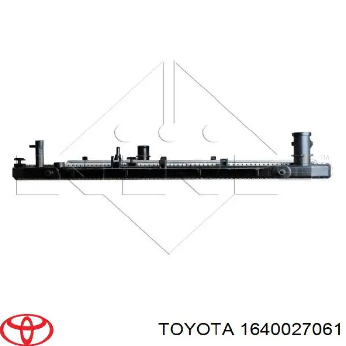 Радіатор основний Toyota 1640027061 ціна, від 133.56 USD
