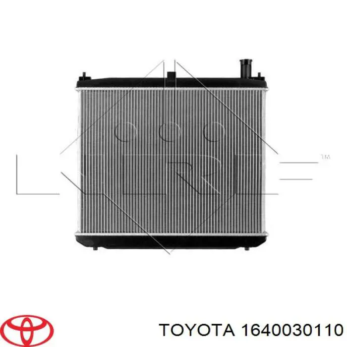 Радіатор охолодження двигуна 1640030110 Toyota