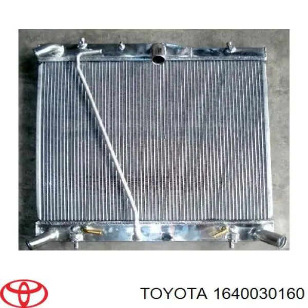 1640030160 Toyota Радіатор охолодження двигуна