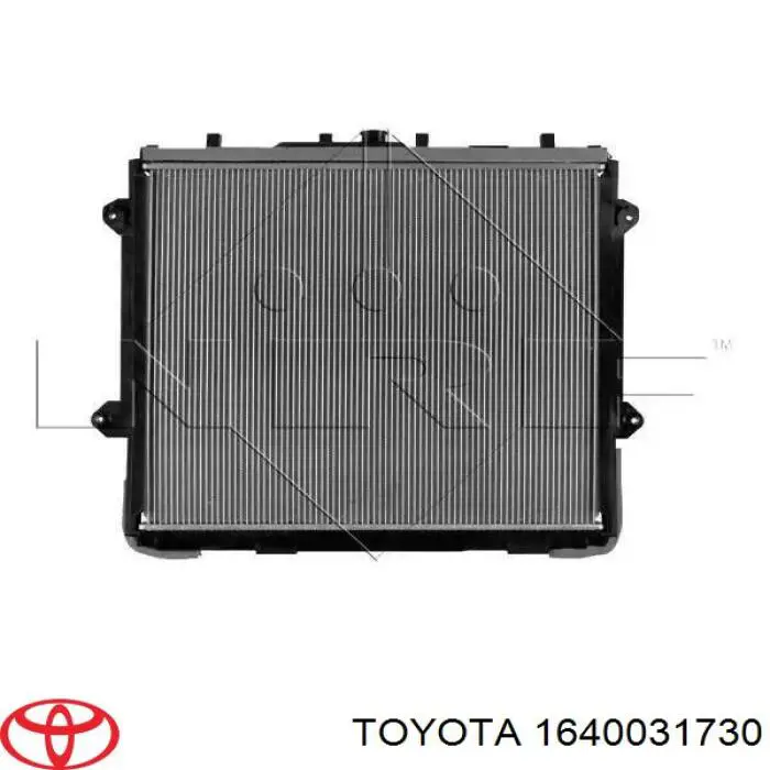 Радіатор 1640031730 Toyota