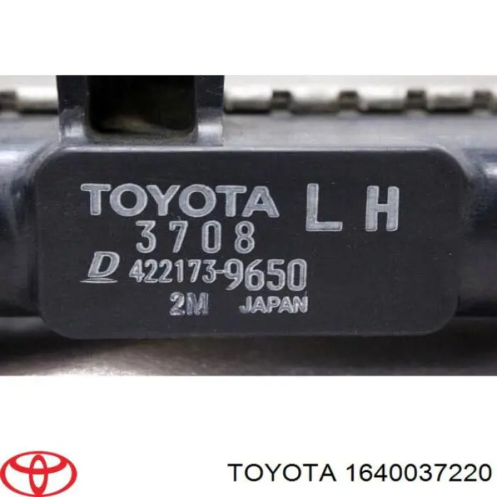 Радіатор основний Toyota 1640037220 ціна, від 156.33 USD