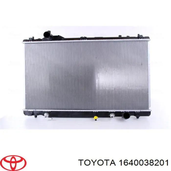 Купити 1640038201 Toyota Радіатор двигуна