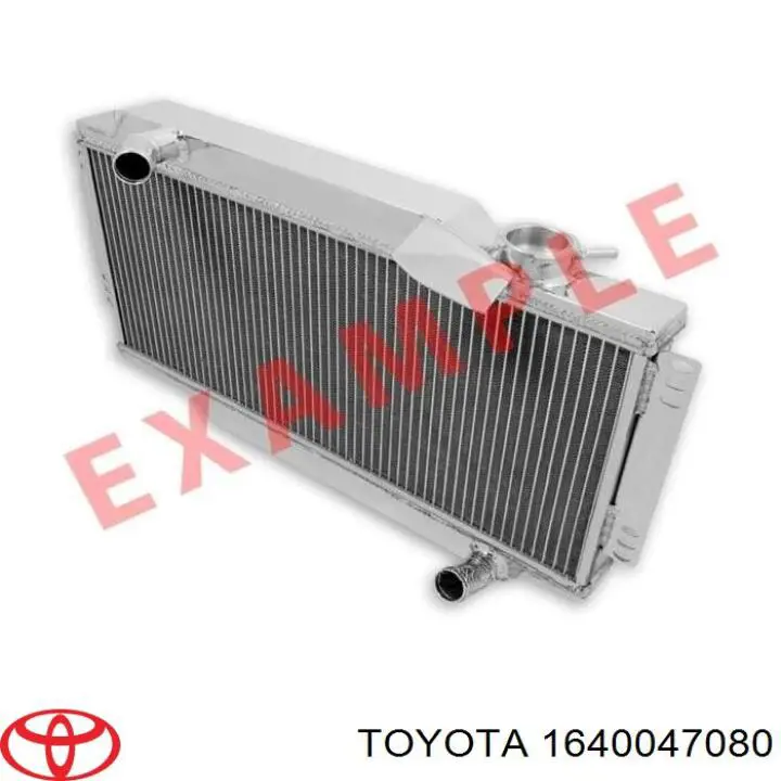 Купити 1640047080 Toyota Радіатор двигуна