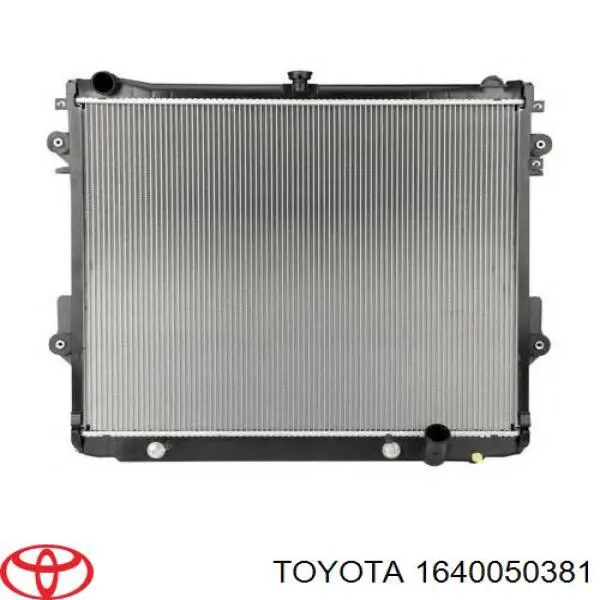 Радіатор основний Toyota 1640050381 ціна, від 216.26 USD