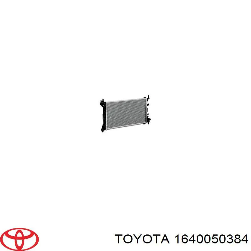 Купити 1640050384 Toyota Радіатор двигуна