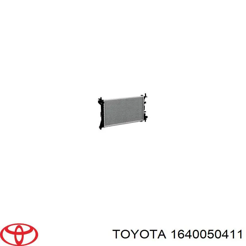 1640050411 Toyota радіатор охолодження двигуна