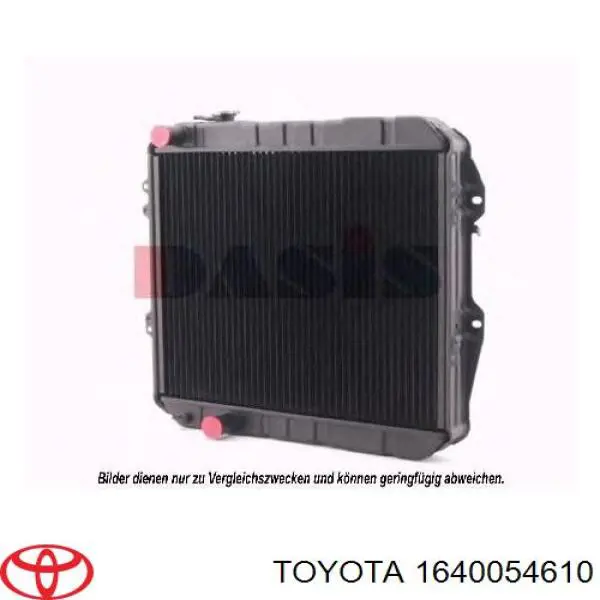 Радіатор основний Toyota 1640054610 ціна, від 152.01 USD
