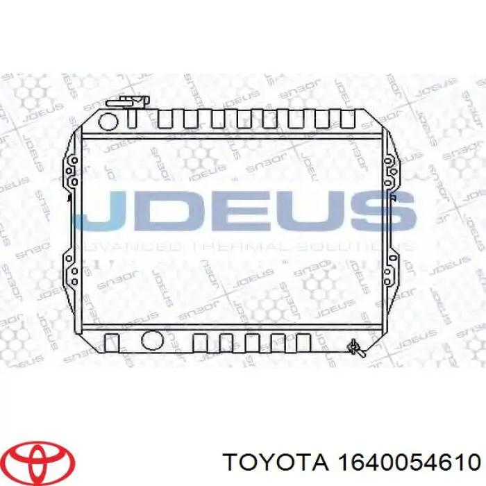 Купити 1640054610 Toyota Радіатор двигуна