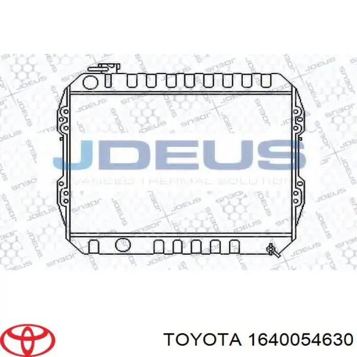 Купити 1640054630 Toyota Радіатор двигуна