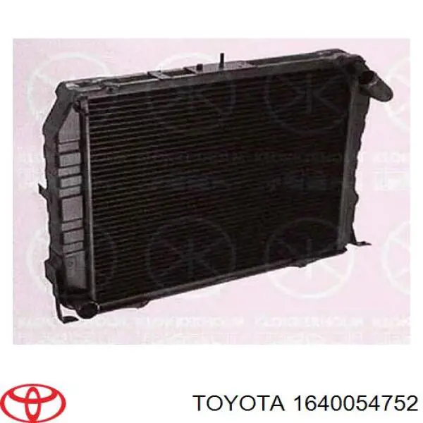 1640054752 Toyota радіатор охолодження двигуна