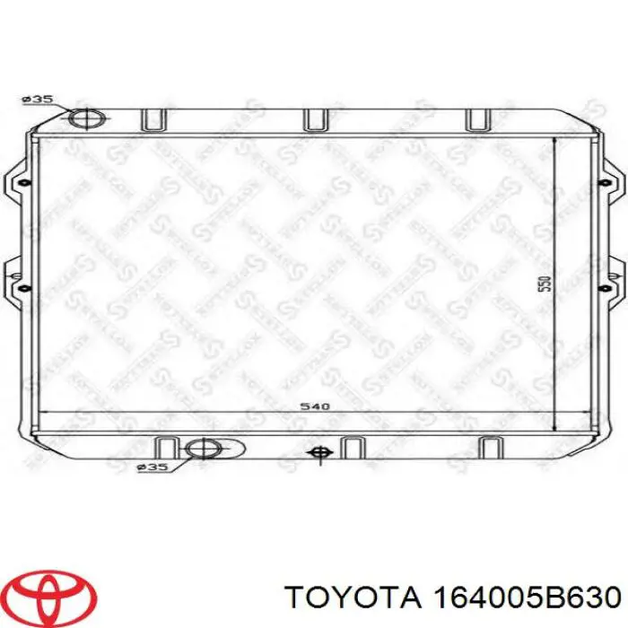 Купити 164005B630 Toyota Радіатор двигуна