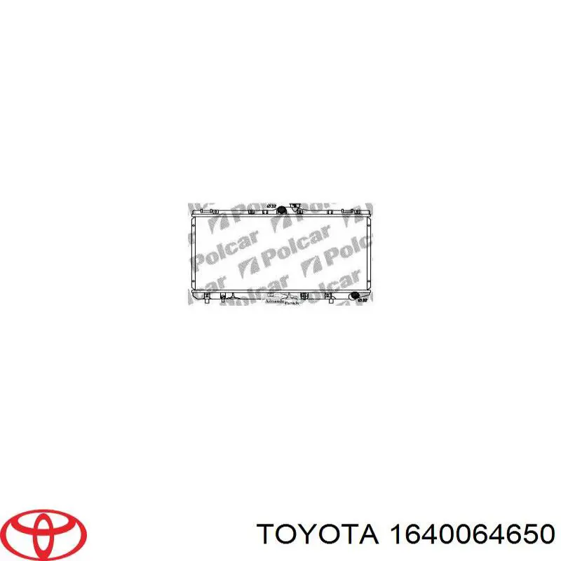 1640064650 Toyota радіатор охолодження двигуна