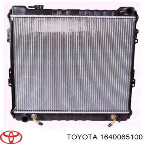 Купити 1640065100 Toyota Радіатор двигуна