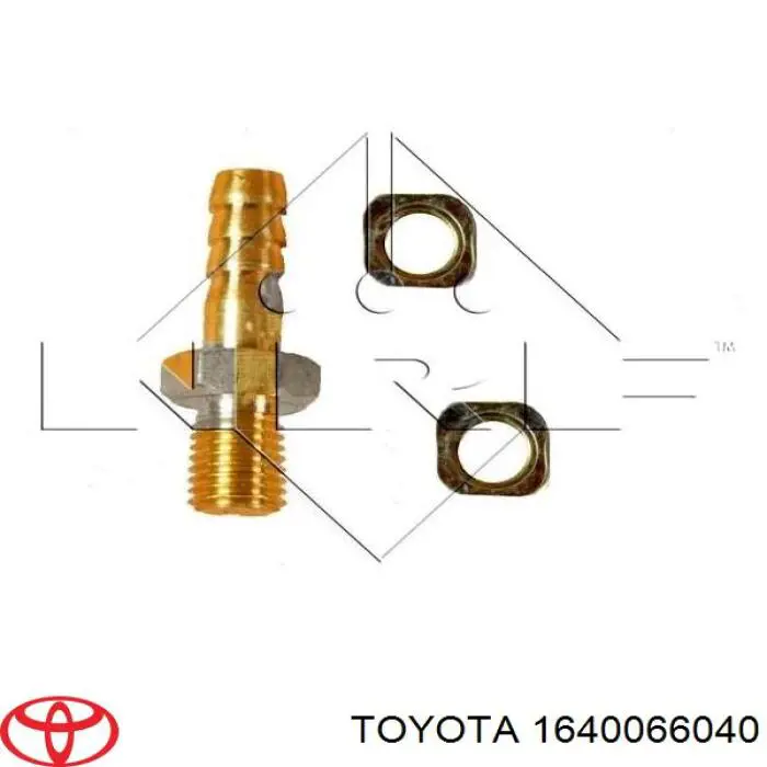 Радіатор охолодження двигуна 1640066040 Toyota