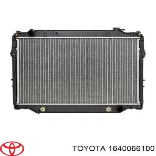 Купити 1640066100 Toyota Радіатор двигуна