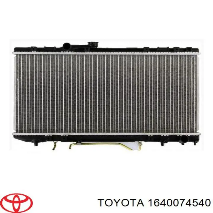Радіатор основний Toyota 1640074540 ціна, від 76.52 USD