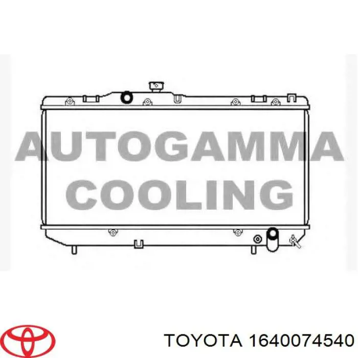 1640074540 Toyota Радіатор охолодження двигуна
