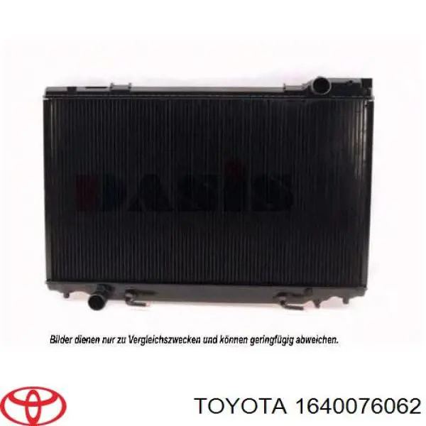 Купити 1640076060 Toyota Радіатор двигуна