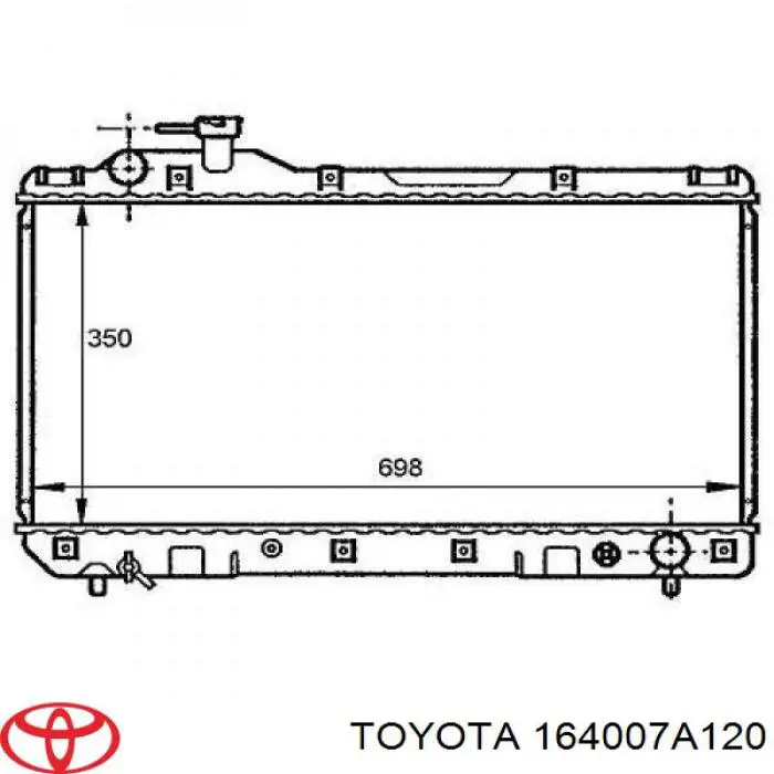 Радіатор основний Koyorad PL010402 ціна, від 82.67 USD