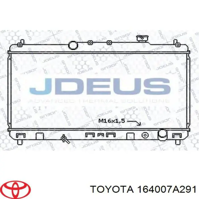 Купити 164007A291 Toyota Радіатор двигуна