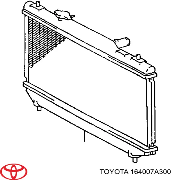 Радіатор 164007A300 Toyota