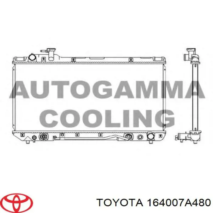Радіатор 613TYA086 TYC