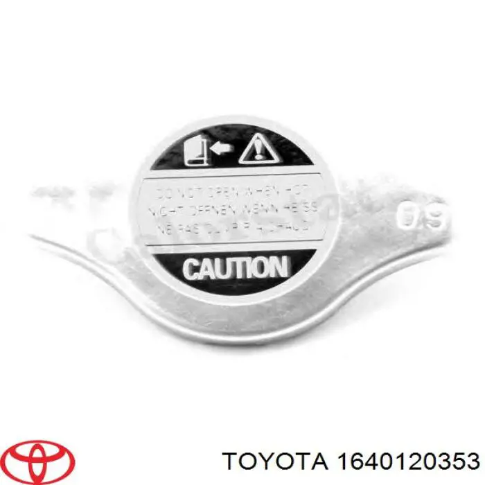 Кришка бачка радіатора Toyota 1640120353 ціна, від 6.08 USD