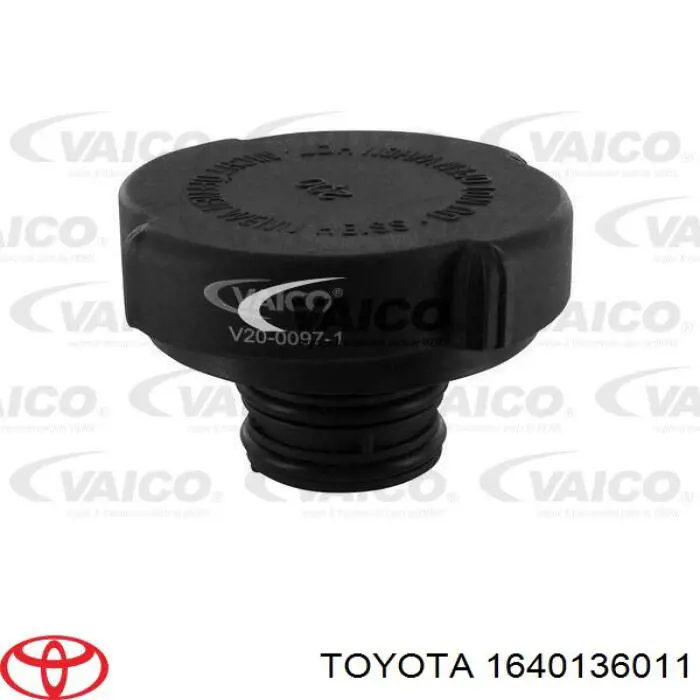 Кришка радіатора 1640136011 Toyota