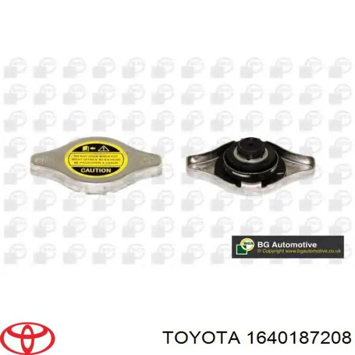 Кришка/пробка радіатора 1640187208 Toyota