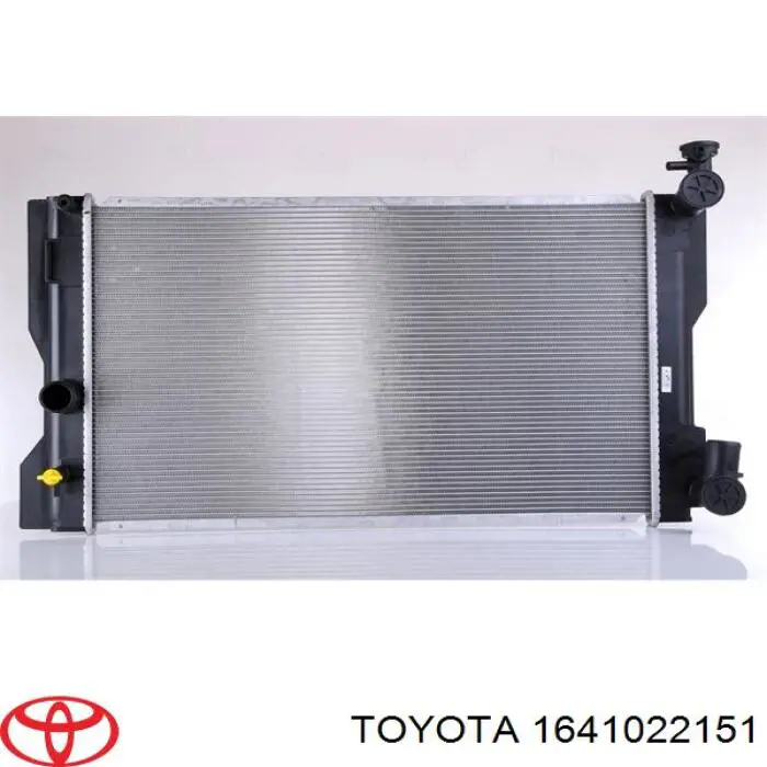 Радіатор основний Toyota 1641022151 ціна, від 59.26 USD