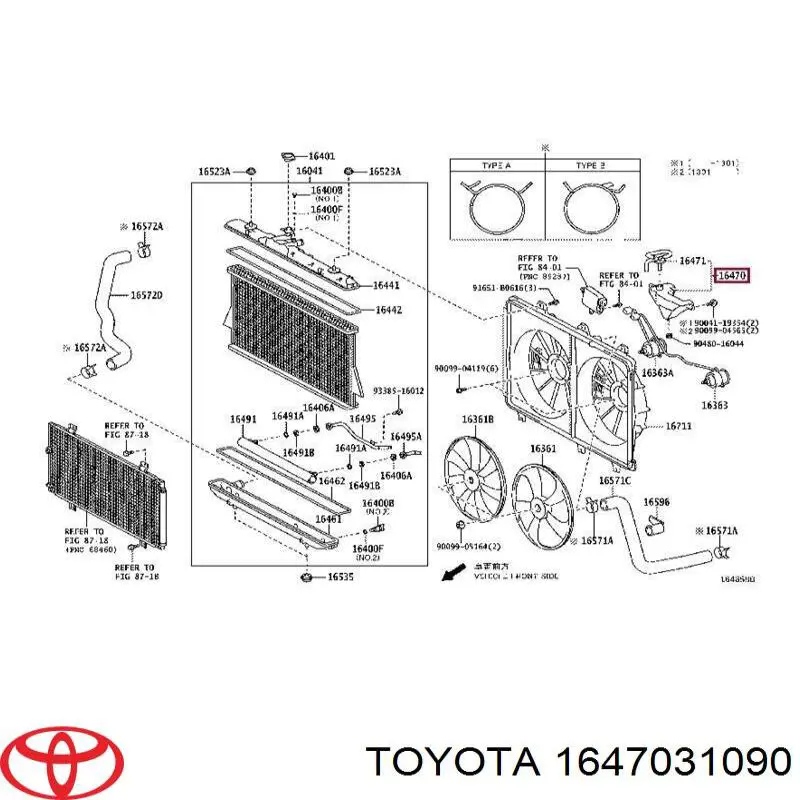  Бачок системи охолодження, розширювальний Toyota Highlander 