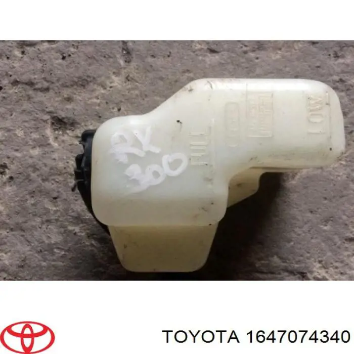 Бачок системи охолодження двигуна розширювальний Toyota 1647074340 ціна, від 21.23 USD