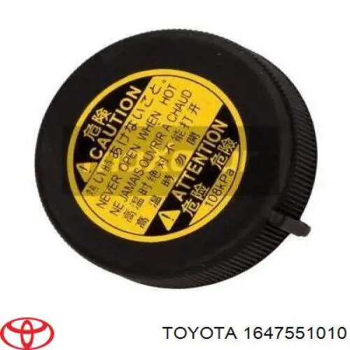 Кришка / пробка розширювального бачка Toyota 1647551010 ціна, від 5.86 USD