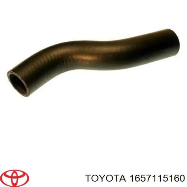 1657115160 Toyota шланг/патрубок радіатора охолодження, верхній