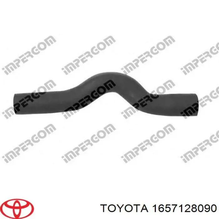 1657128090 Toyota шланг/патрубок радіатора охолодження, верхній