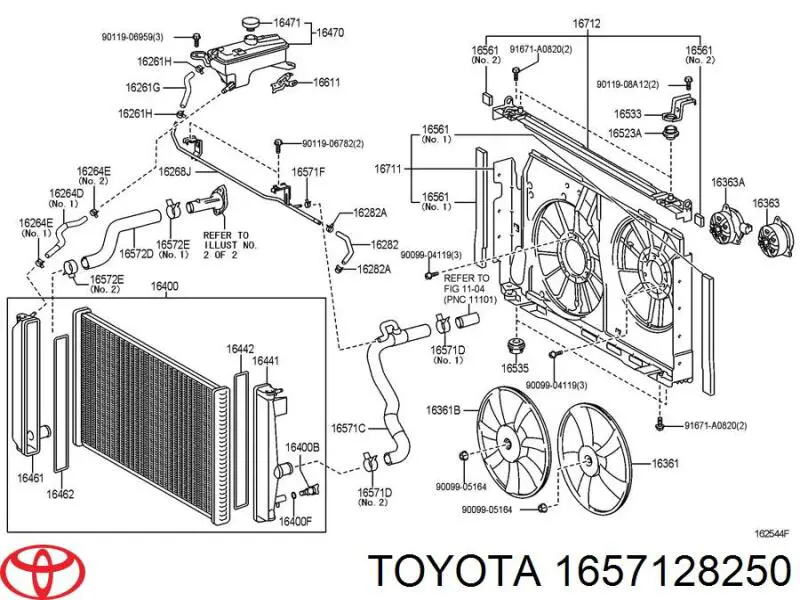  Шланг/патрубок радіатора охолодження, верхній Toyota RAV4 3