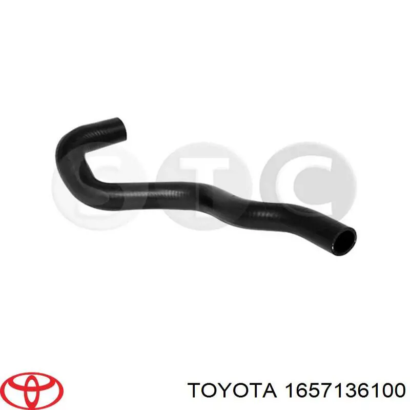 Шланг/патрубок радіатора охолодження, верхній Toyota 1657136100 ціна, від 14.11 USD