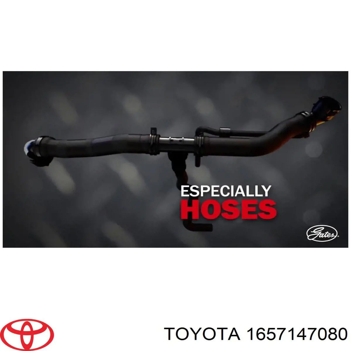 Купити 1657147080 Toyota Шланг/патрубок радіатора охолодження, верхній