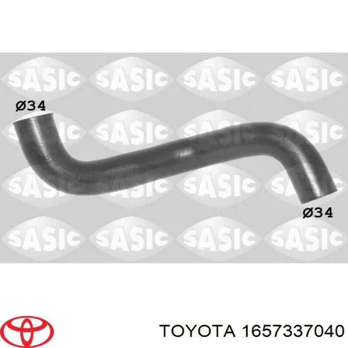 Шланг/патрубок радіатора охолодження, верхній Toyota 1657337040 ціна, від 10.12 USD