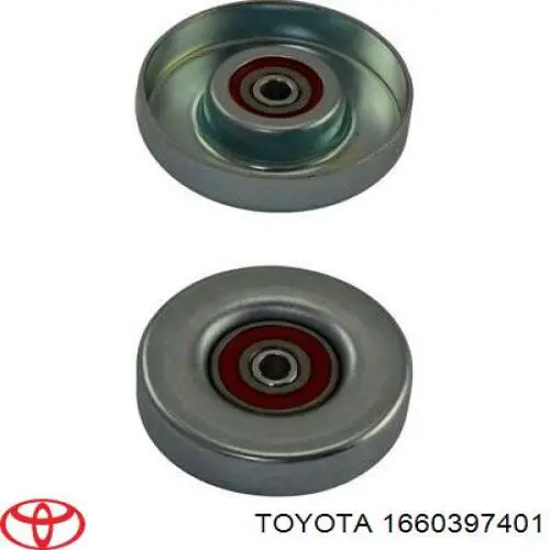 Ролик приводного ременя, паразитний Toyota 1660397401 ціна, від 15.20 USD