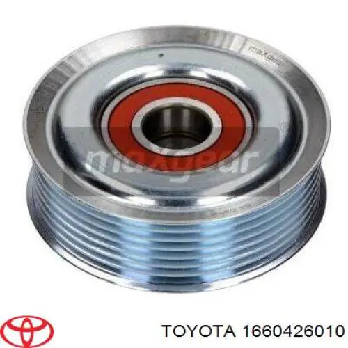 Ролик приводного ременя, паразитний Toyota 1660426010 ціна, від 27.06 USD