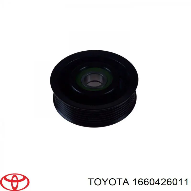 Ролик приводного ременя, паразитний Toyota 1660426011 ціна, від 24.01 USD