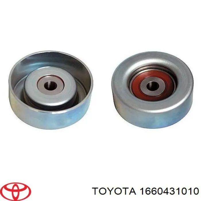 1660431010 Toyota Ролик приводного ременя, паразитний