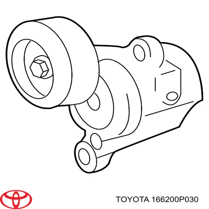 Купити 166200P030 Toyota Натягувач приводного ременя