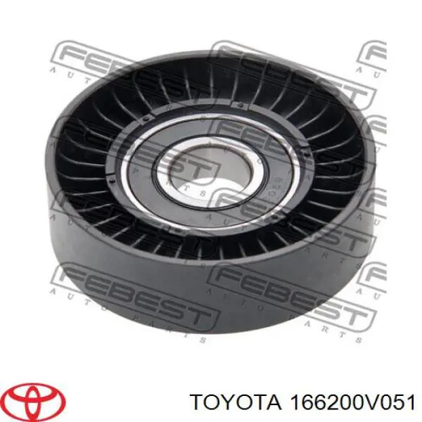 166200V051 Toyota Натяжна планка поліклинового ременя