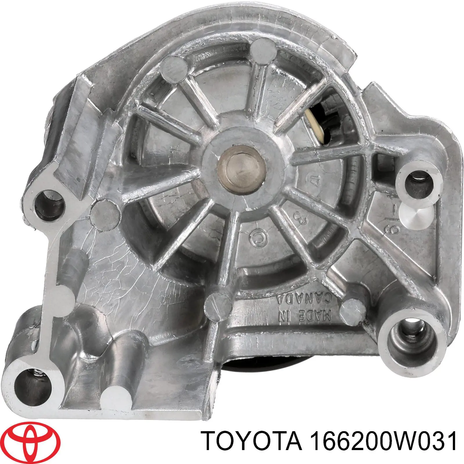 Натягувач приводного ременя Toyota 166200W030 ціна, від 53.74 USD