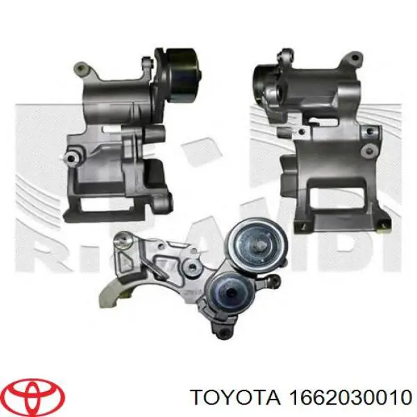 Натягувач приводного ременя Toyota 1662030010 ціна, від 165.28 USD