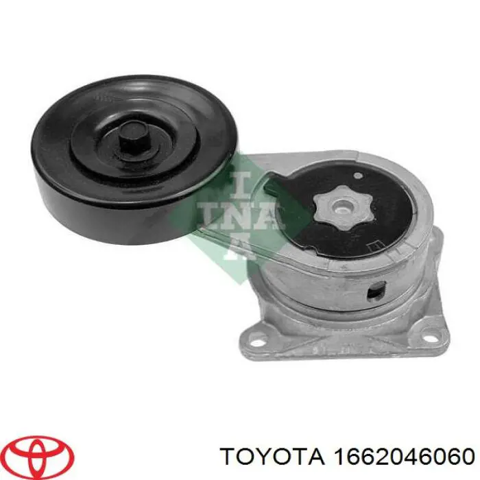 Натягувач приводного ременя Toyota 1662046060 ціна, від 16.38 USD