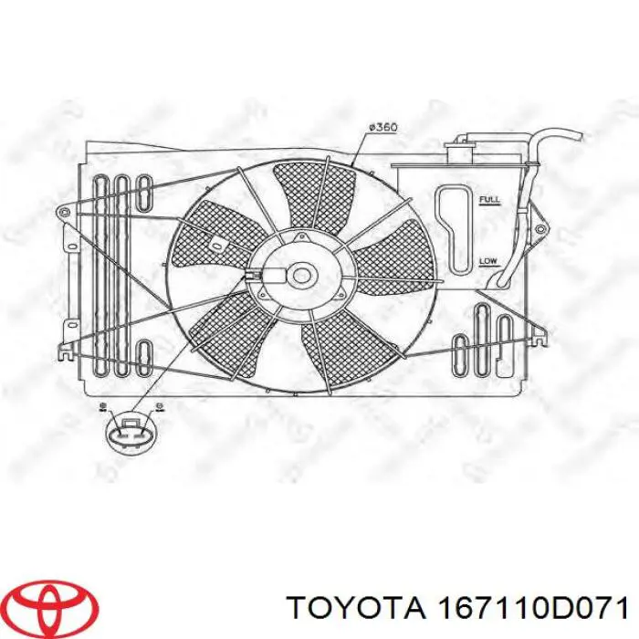  Toyota 167110D071 ціна, від 81.75 USD